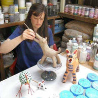 Ceramic Dog Art Sculpture | Handmade by Elodie Barker | Australian Made - CoCo Contemporary Connoisseur Gift Store