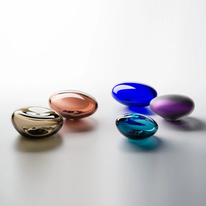 Dew Glass Drop Paperweights | Handmade by Rebecca Hartman Kearns - CoCo Contemporary Connoisseur Gift Store
