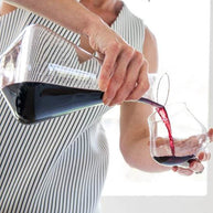 Hand-blown glass Kinetic wine decanter – Australian Made by Emma Klau