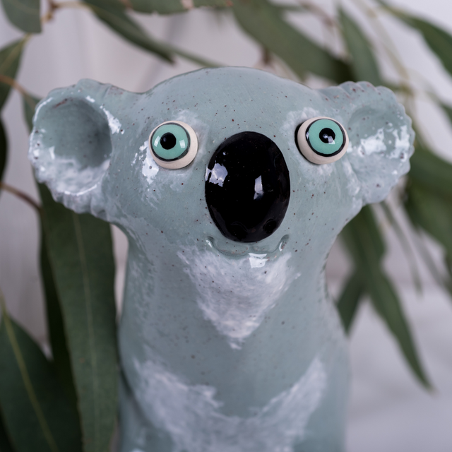 Koala Art Sculpture | Australian Made by Elodie Barker | Supporting our Koala's - CoCo Contemporary Connoisseur Gift Store