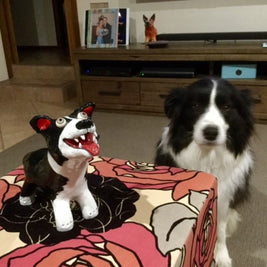 Ceramic Dog Art Sculpture | Handmade by Elodie Barker | Australian Made - CoCo Contemporary Connoisseur Gift Store