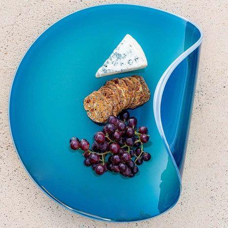 glass serving platter australian made