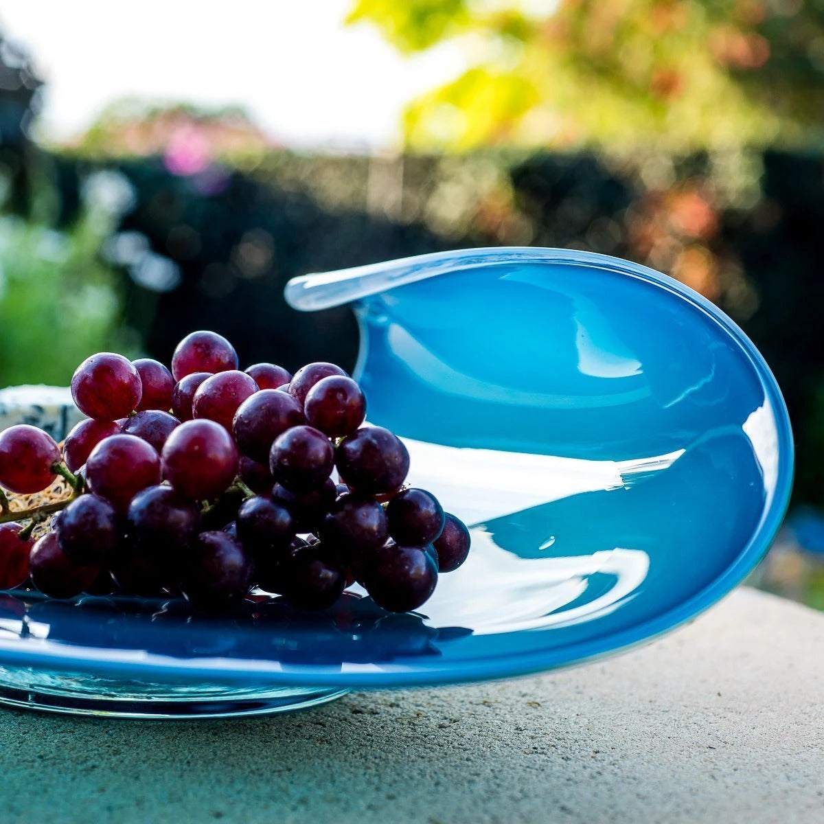 glass serving platter australian made